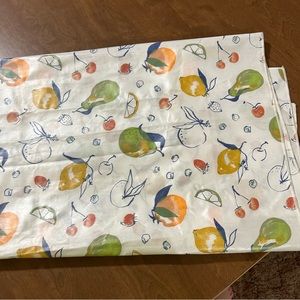 Fruit theme indoor/outdoor tablecloth